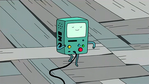 Beemo from Adventure Time.